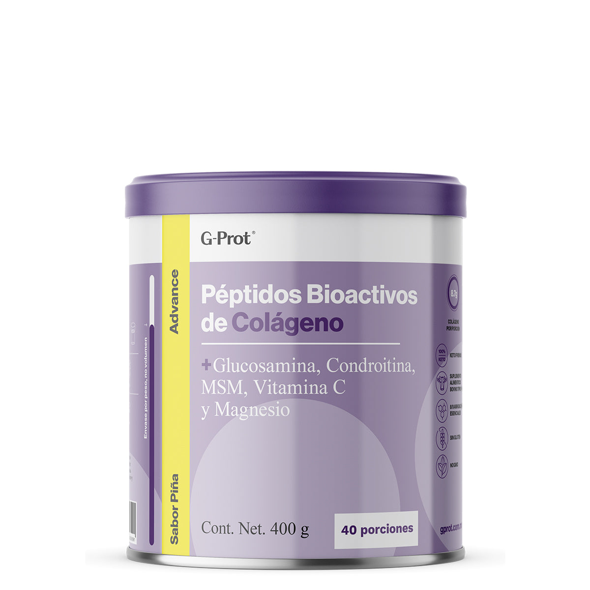 Advance - Péptidos Bioactivos de Colágeno - Sabor Piña